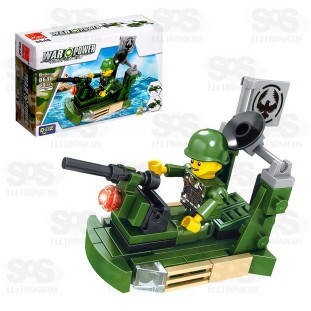 Bloco de Montar Soldados Grande Modelos Sortidos Toy King TK-AB7861