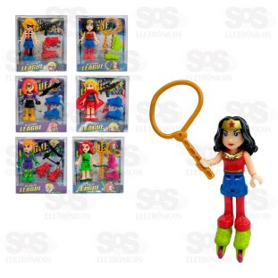 Boneca De Montar Coleção Heroine League Toy King TK-AB7992