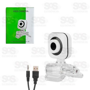 Webcam USB Câmera Com Microfone Full HD 1080p XH-480P