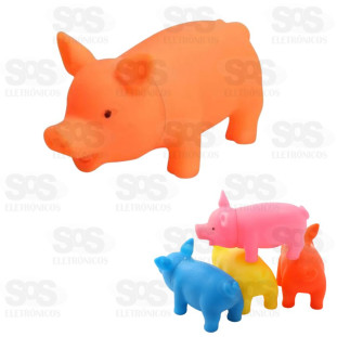 Porquinho Mordedor Para Pet Com Apito WWJ13