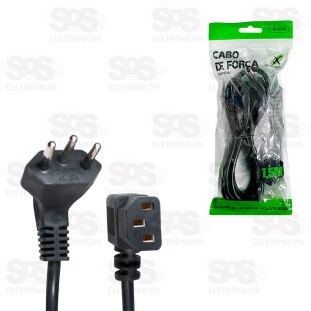 Cabo De Força Tripolar 90 Graus 1,5 Metros X-Cell XC-CF-10