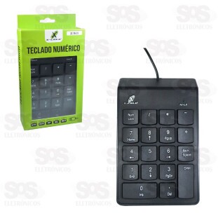Teclado Numérico Cabo USB X-Cell XC-TN-01