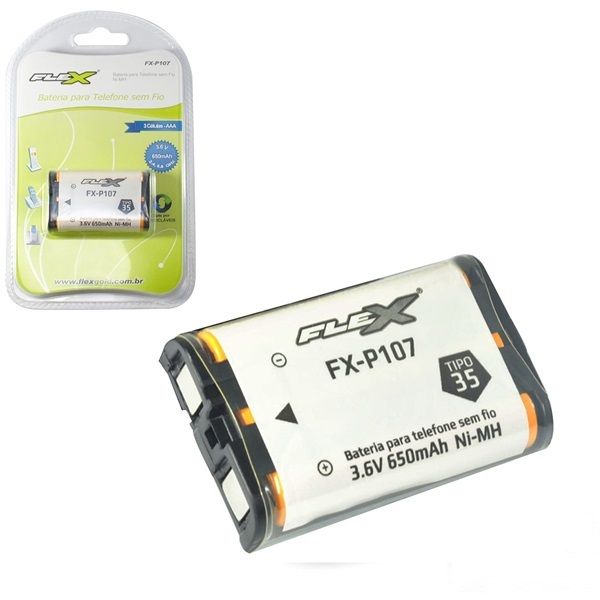 Bateria De telefone 3.6V FX -P107 650mAH