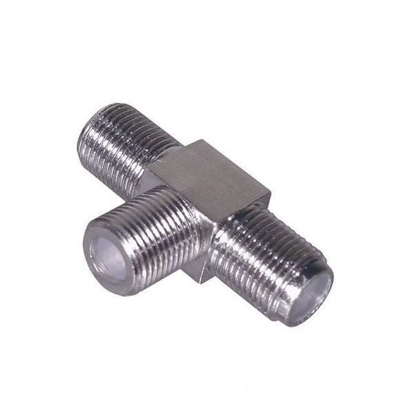 Emenda T Para Cabo Coaxial Embalagem Com 10 Unidades