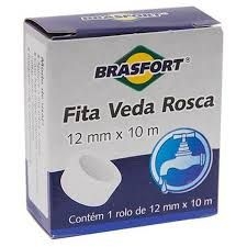 Fita Veda Rosca 12mmx25m Brasfort 7464