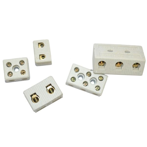 Conector Porcelana 16MM 3P 68A Embalagem Com 10 Unidades