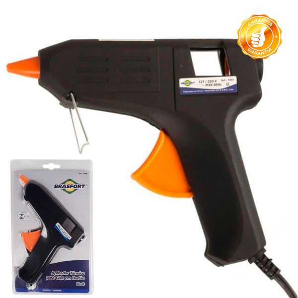 Aplicador Térmico Para Cola Bastão 24W Bivolt Brasfort 7408