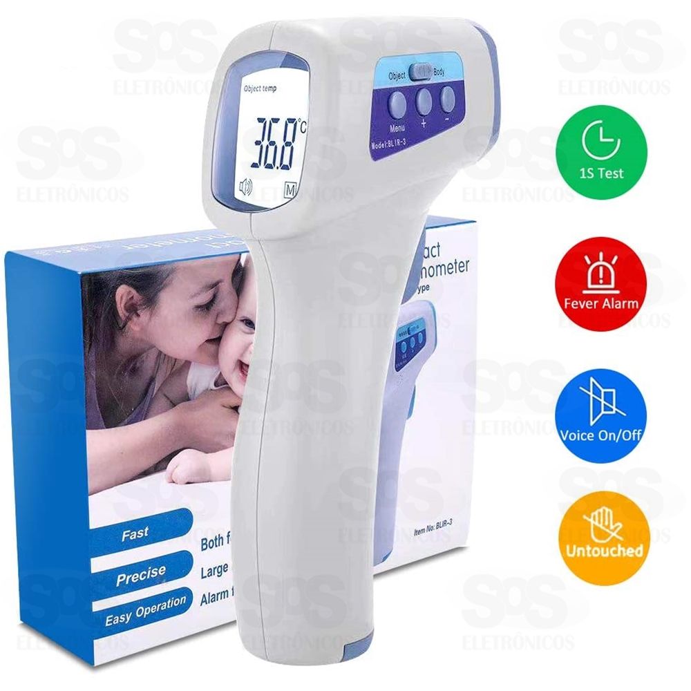 Termômetro Digital Laser Infravermelho Babyly BLIR-3