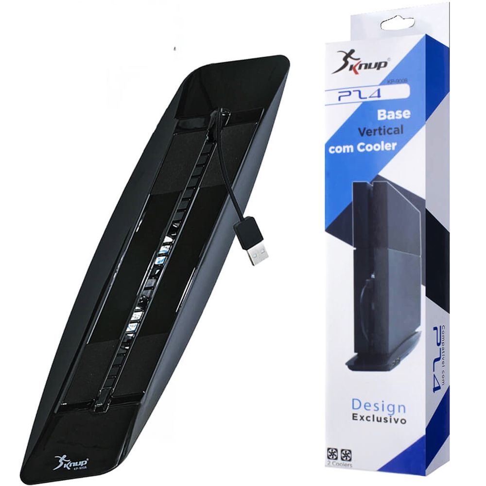 Cooler Para PS4 Vertical Com 2 Portas USB Knup kp-9008