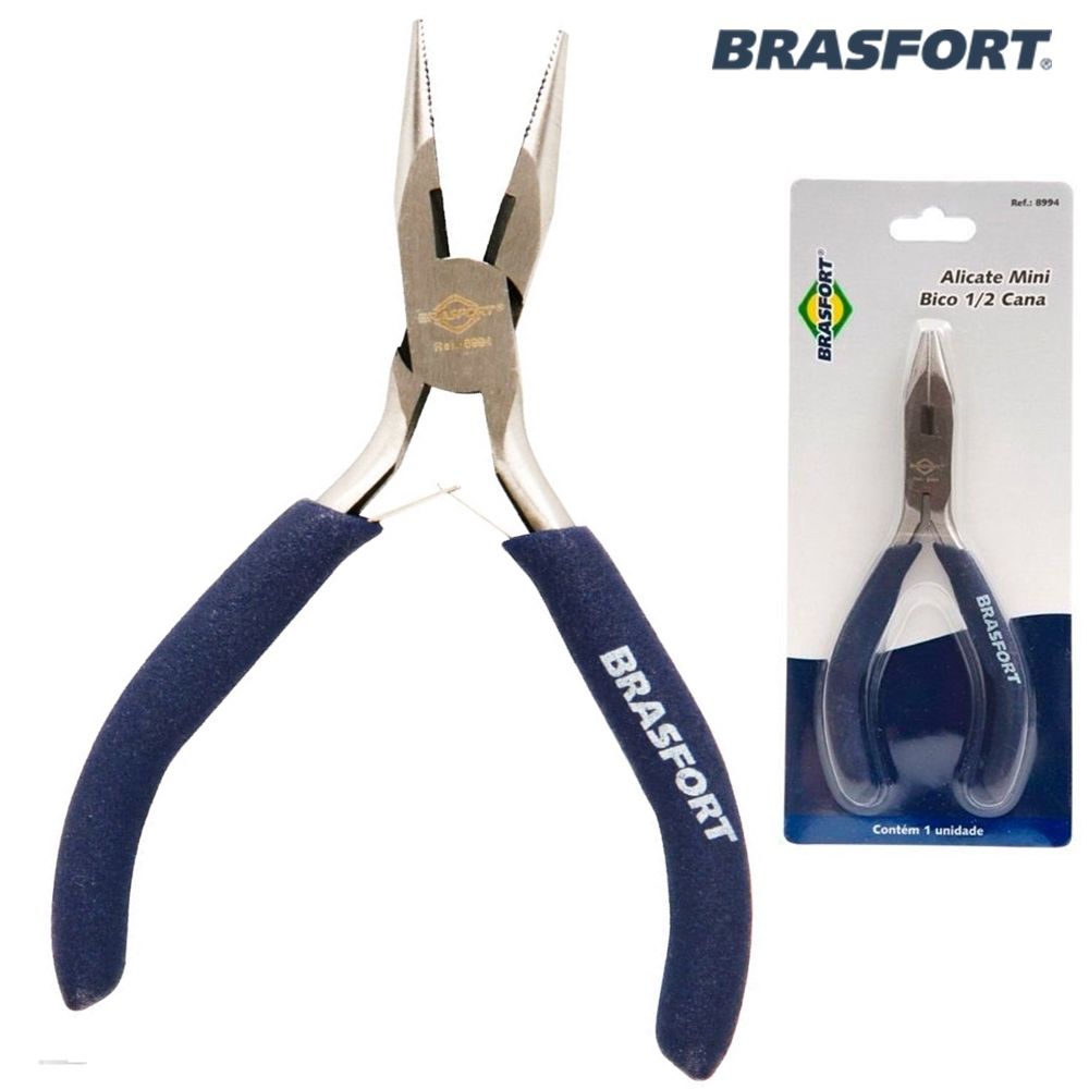 Alicate Mini Bico 1/2 Cana 5 Polegadas Brasfort 8994