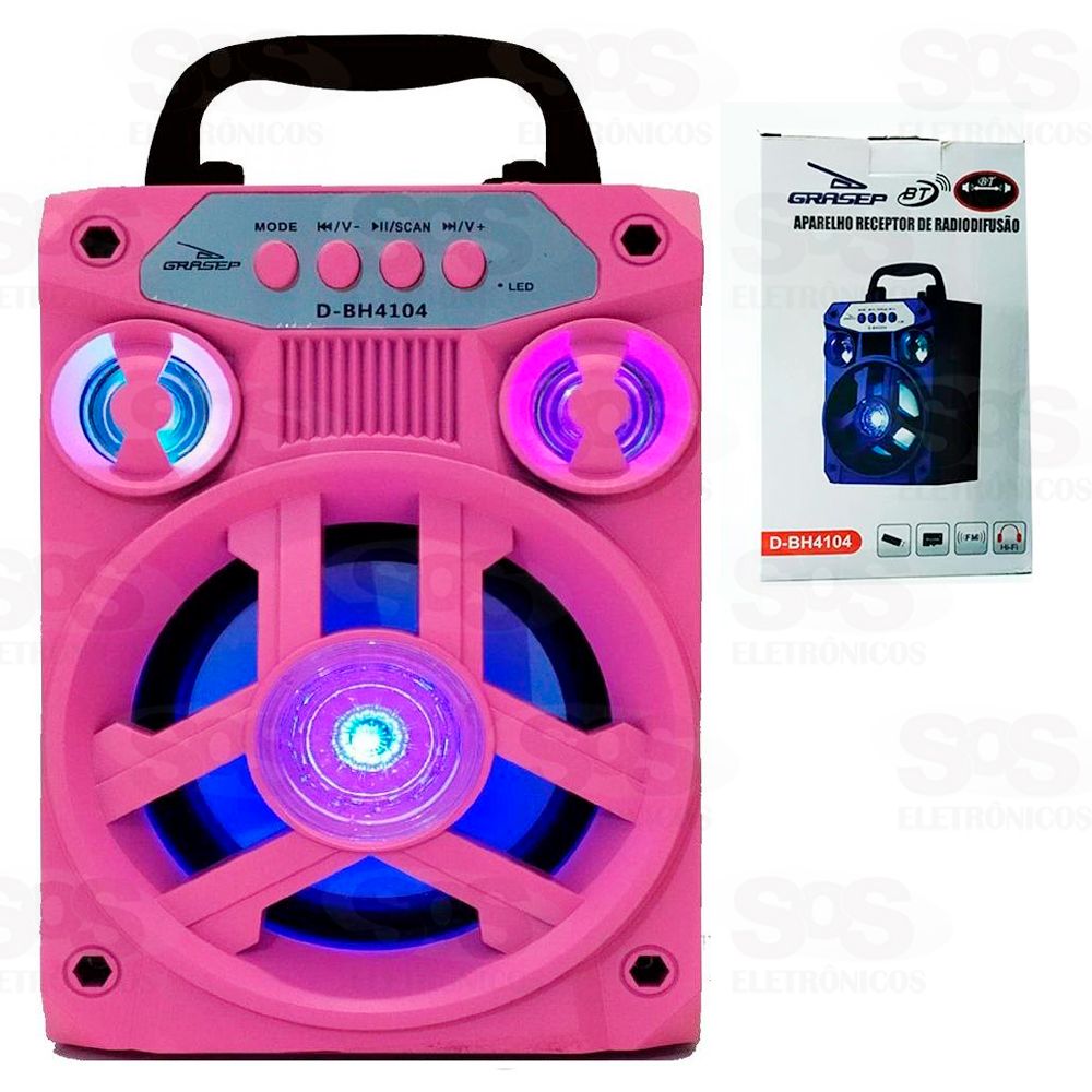 Caixa De Som Grasep d-bh4104