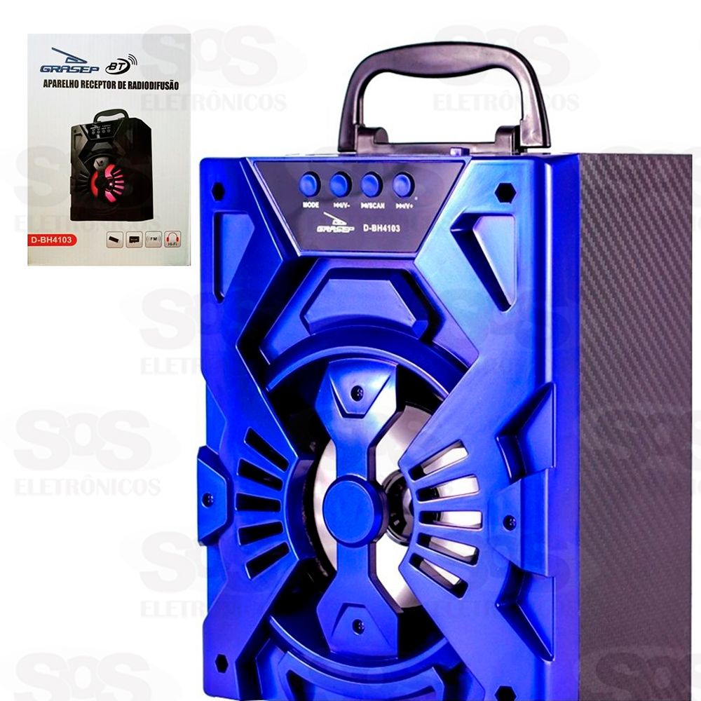 Caixa De Som Grasep d-bh4103