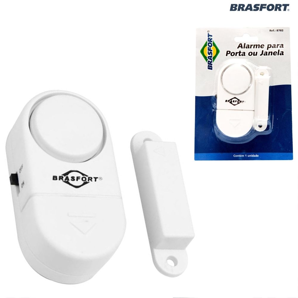 Alarme Para Portas e Janelas Brasfort 8782