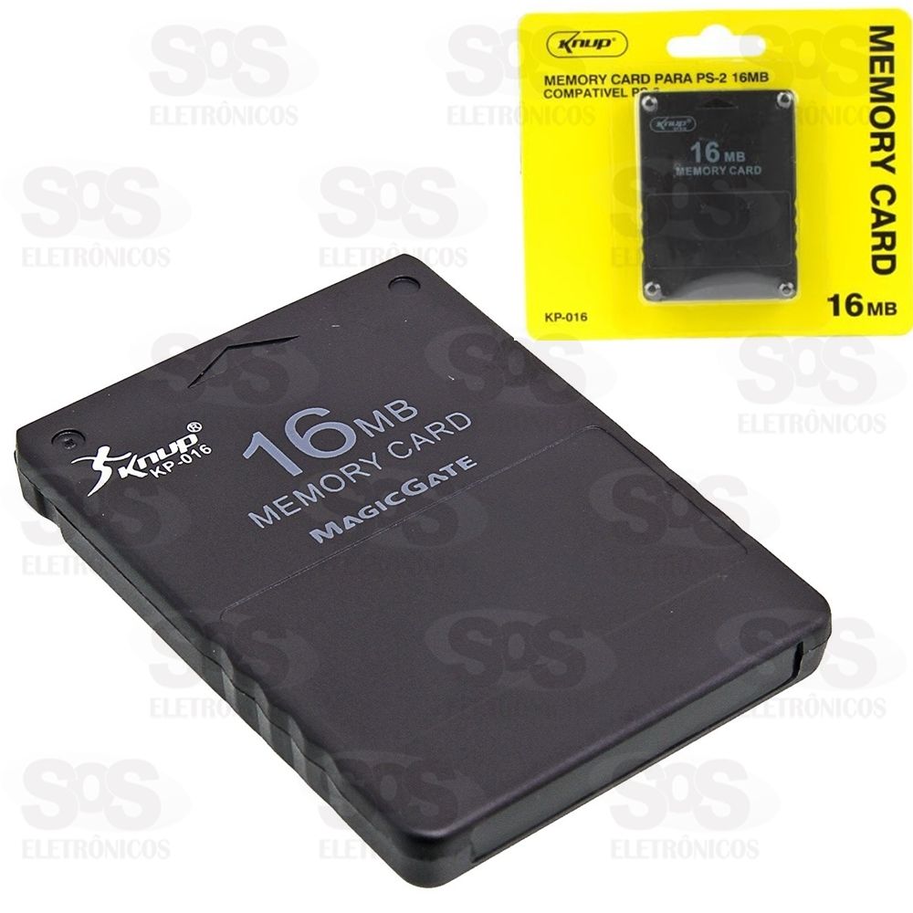 Memory Card Playstation 2 16MB Knup kp-016