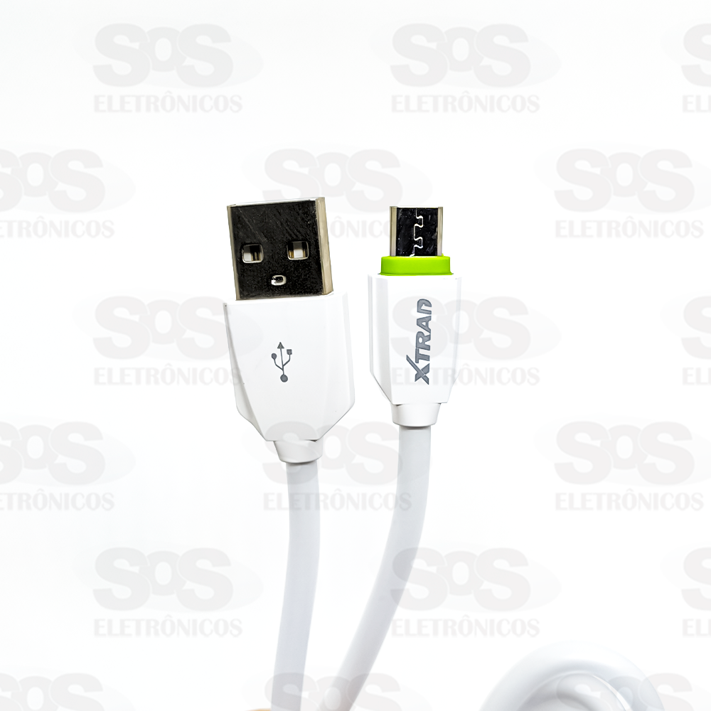 Cabo Micro USB V8 2.4a 1Metro Xtrad a1048