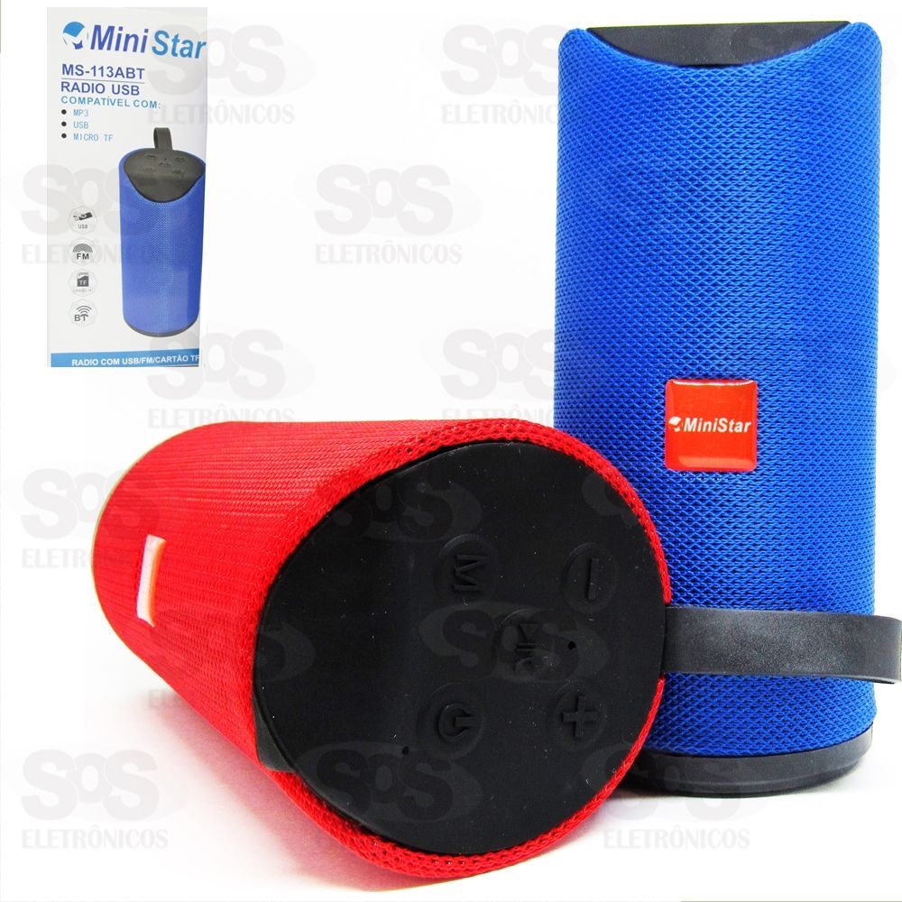 Caixa De Som MiniStar ms-113abt