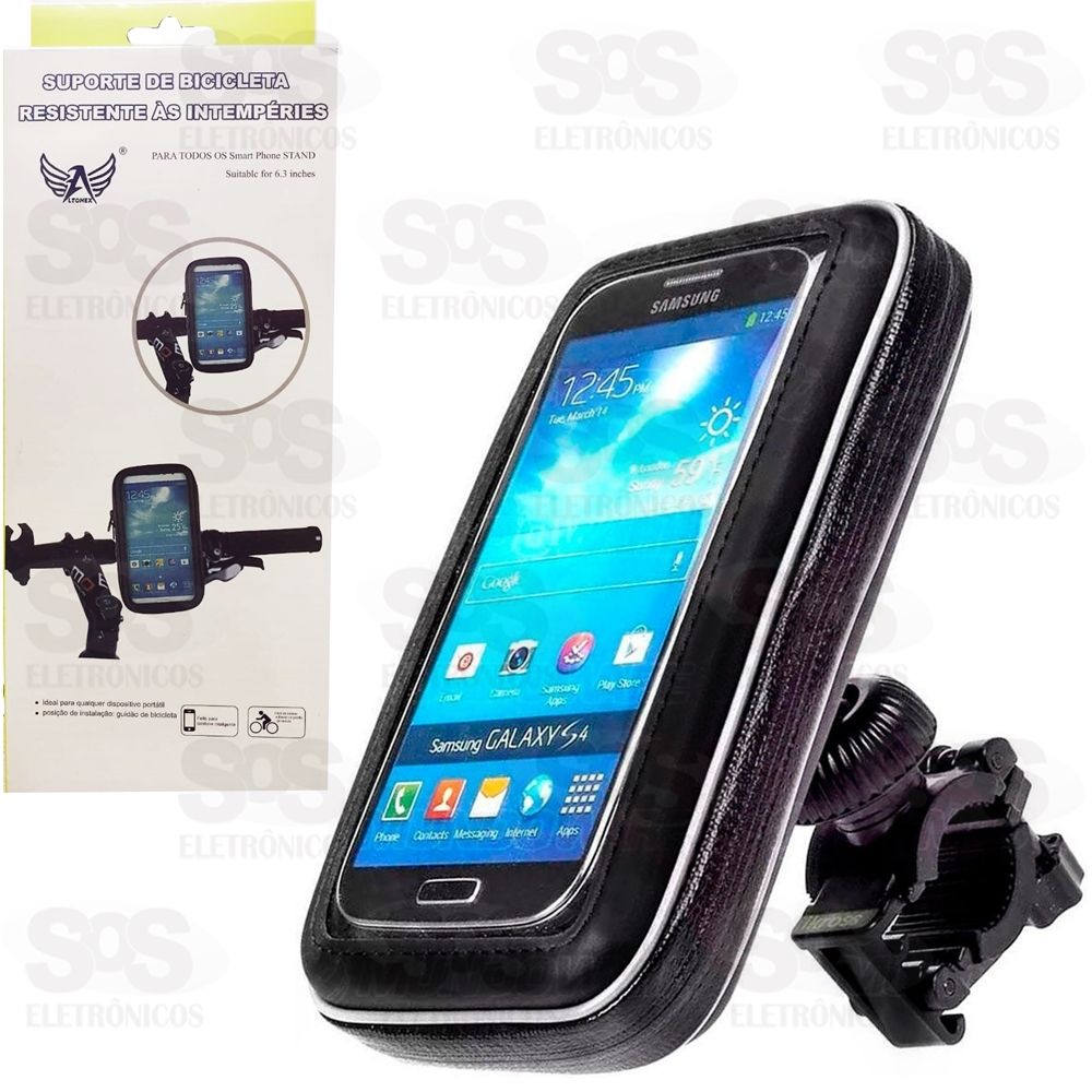 Suporte Estojo Celular e GPS para Moto e Bike 6.3 Altomex c015