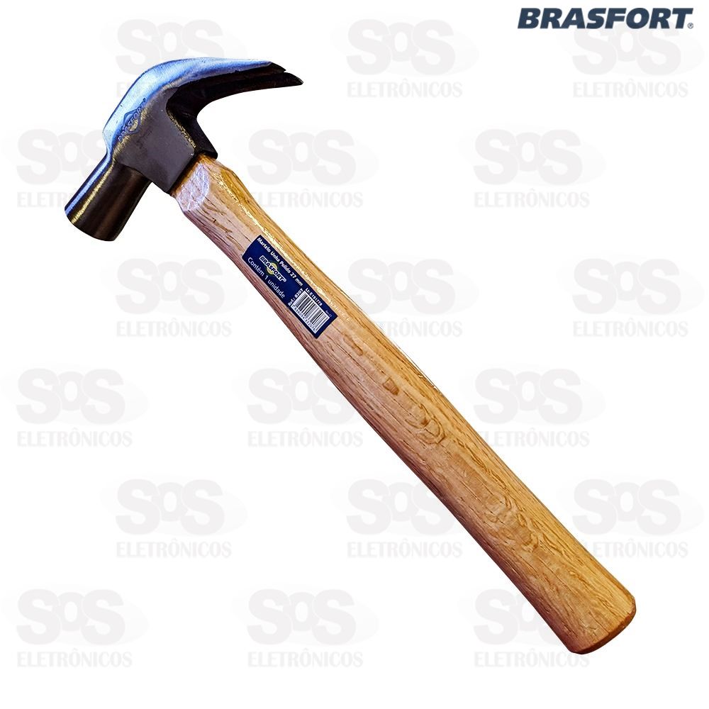 Martelo De Unha Polido 23mm Brasfort 8205