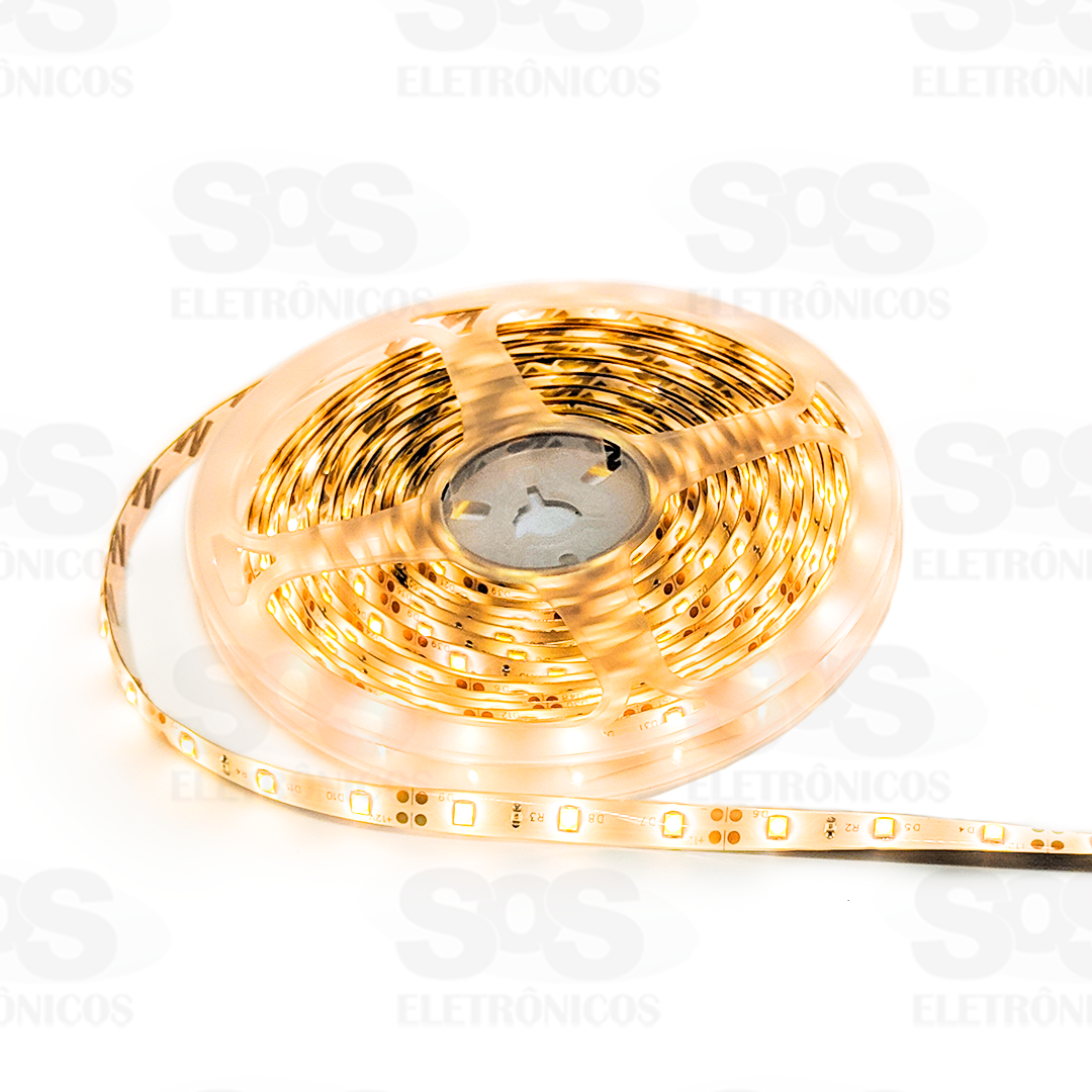 Fita de Led Branco Quente / Amarelada 5 Metros 3528-WW