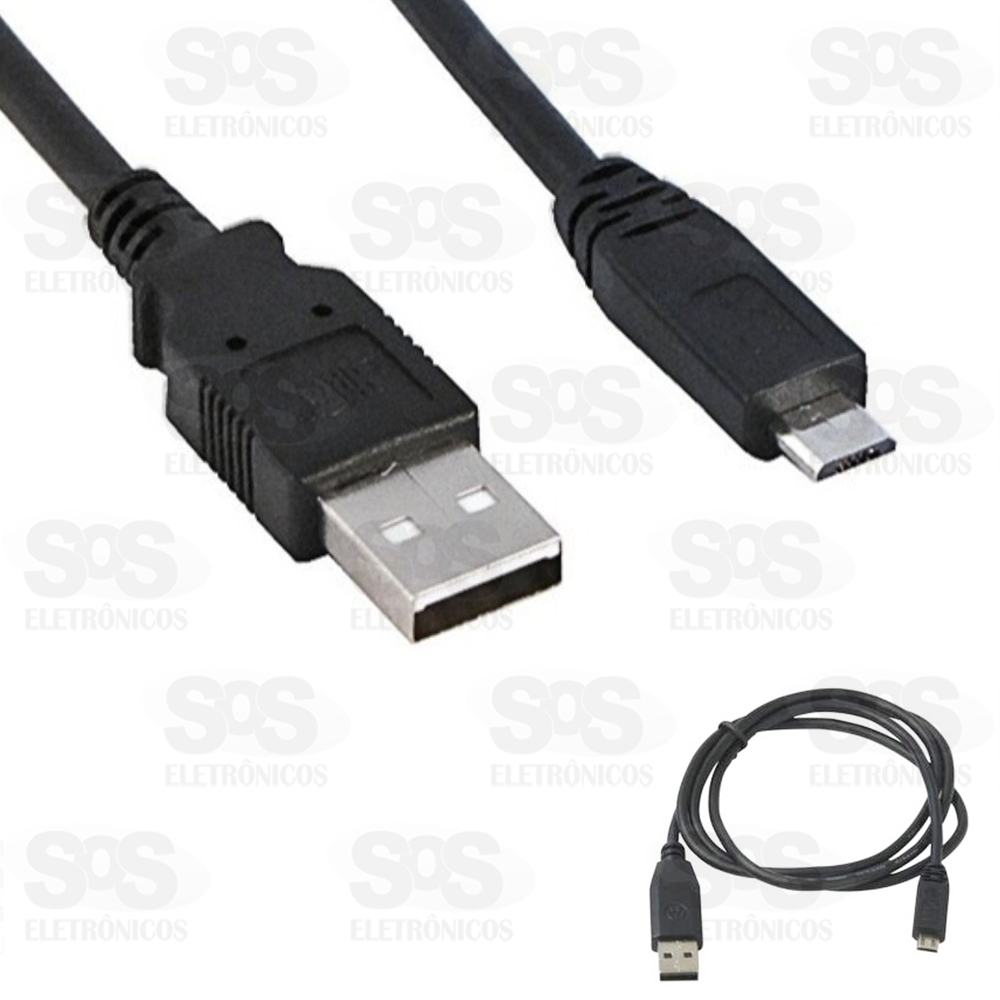 Cabo Micro USB V8 1,5 Metros Com filtro lf-0303