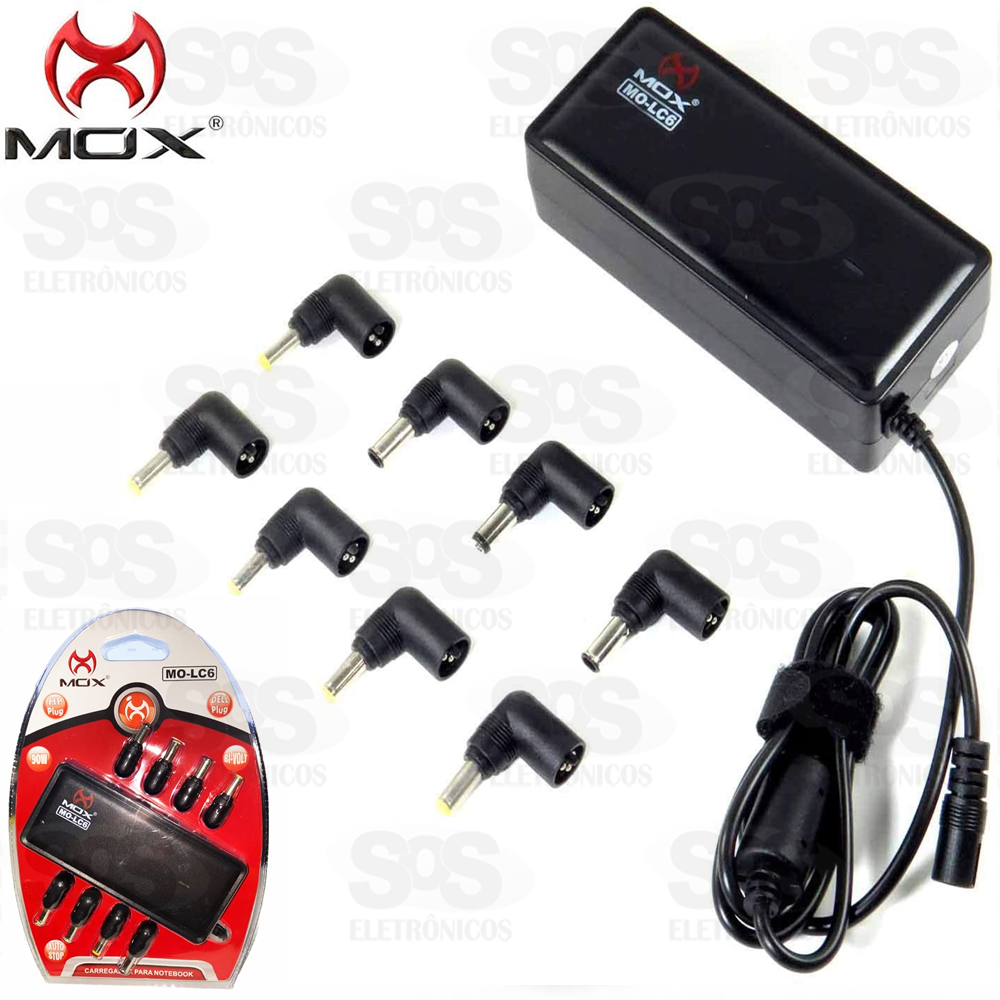 Fonte Notebook Universal 90W Mox mo-lc6