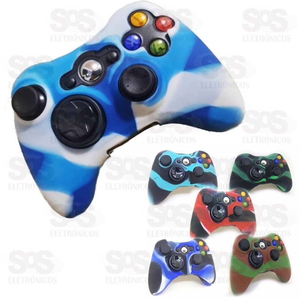 Capa De Silicone Para Xbox 360 Cores E Estampas Sortidas 