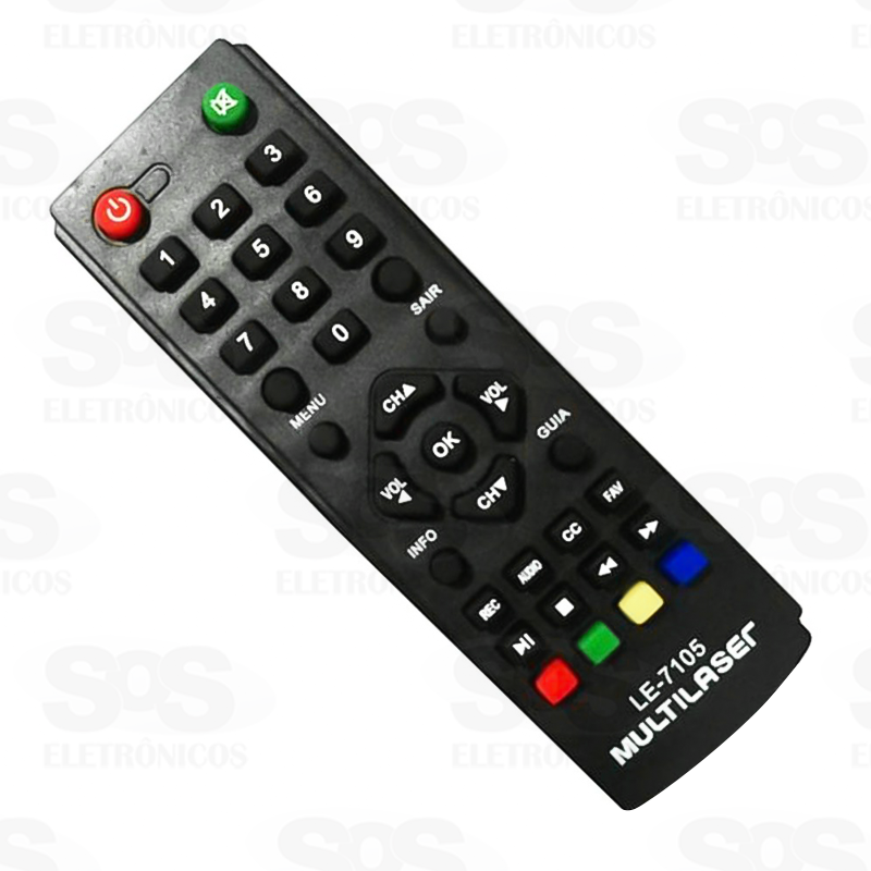 Controle Remoto Multilaser le-7105