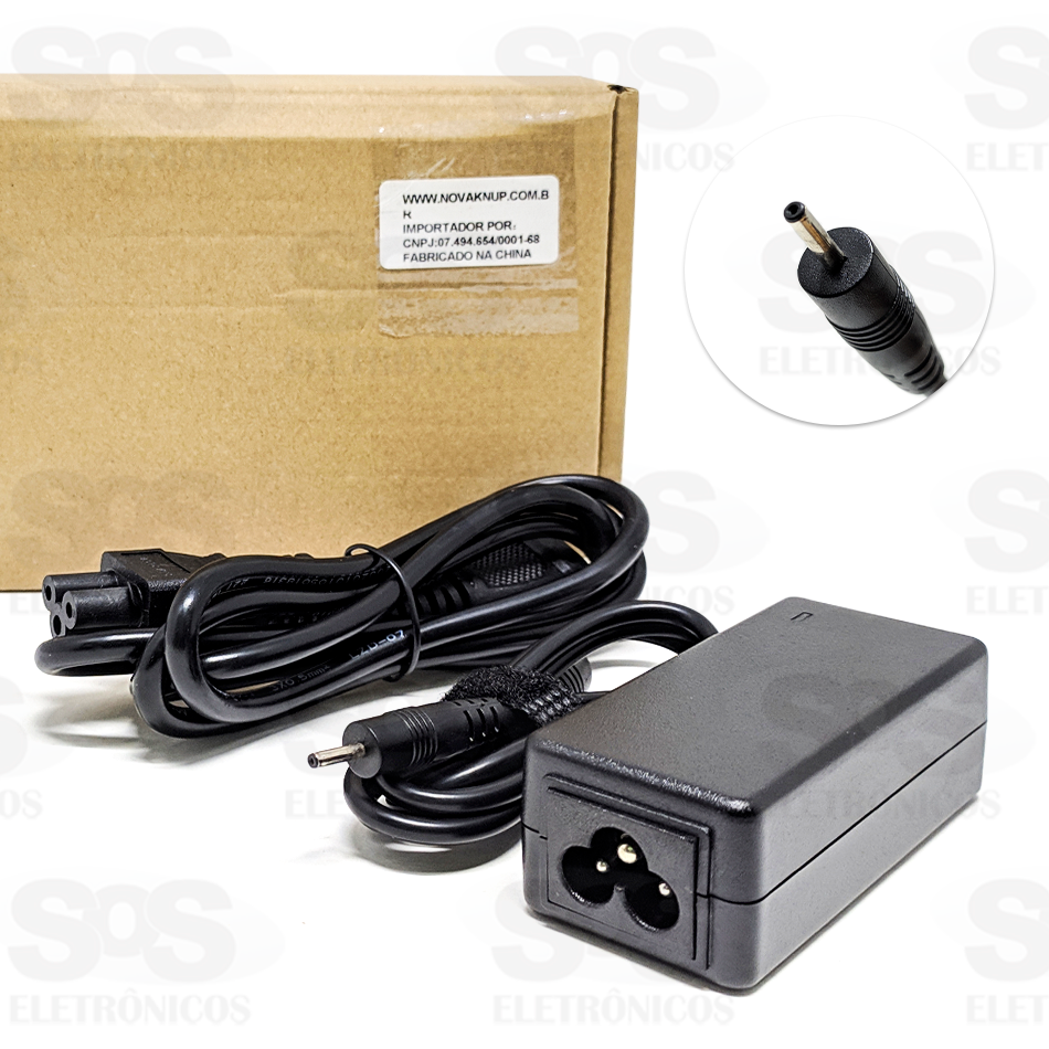 Fonte para Notebook Asus 40W 19V 2.1A kp-519a