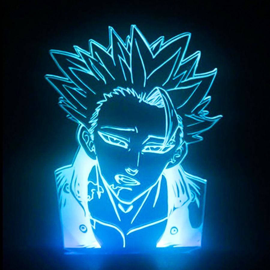 Luminária Led 3d, Vegeta, Dragon Ball Z, desenho, decoração, 16