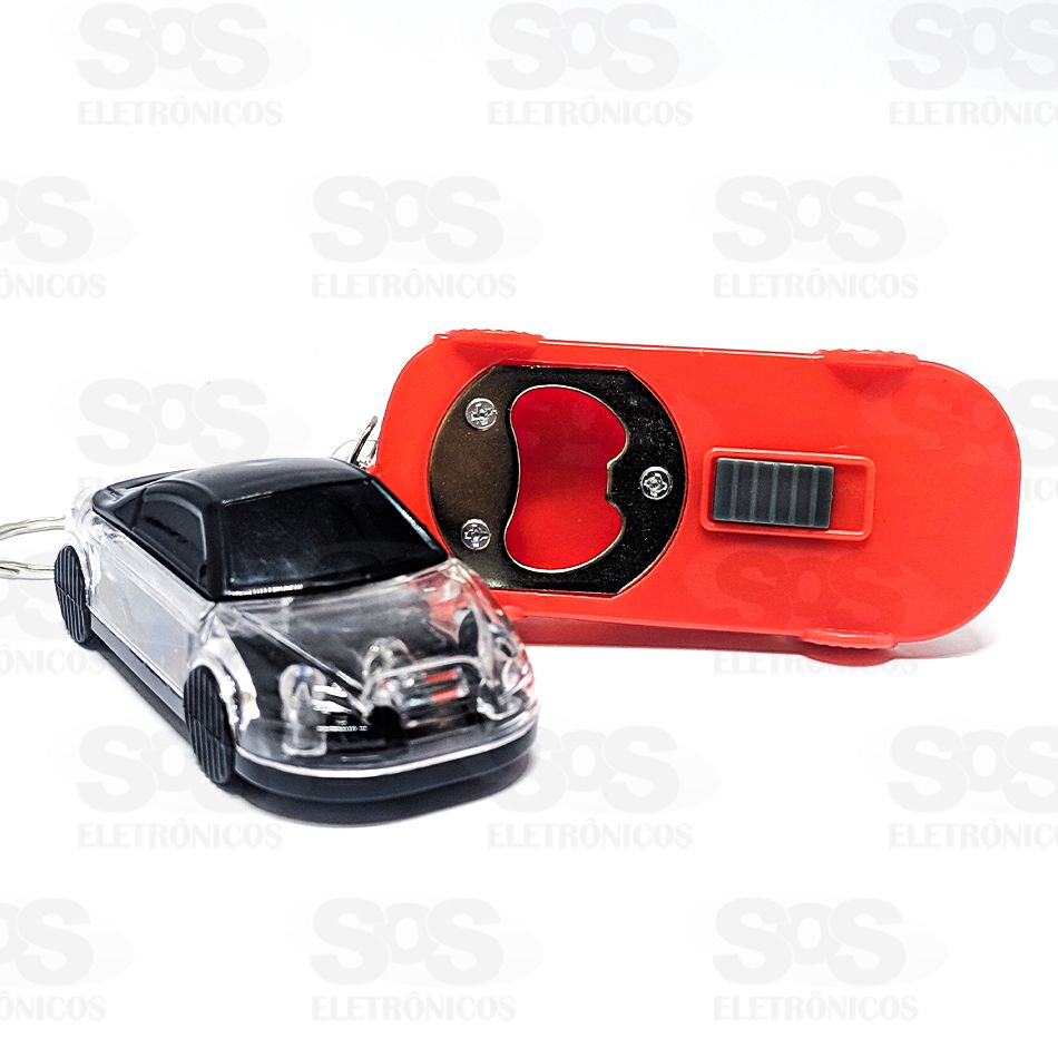 Chaveiro Carro Abridor de Garrafa LED 12 Unidades SQ-3774