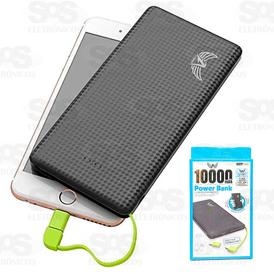 Carga Extra 10000 mAh V8 Adaptador  Altomex PN-956