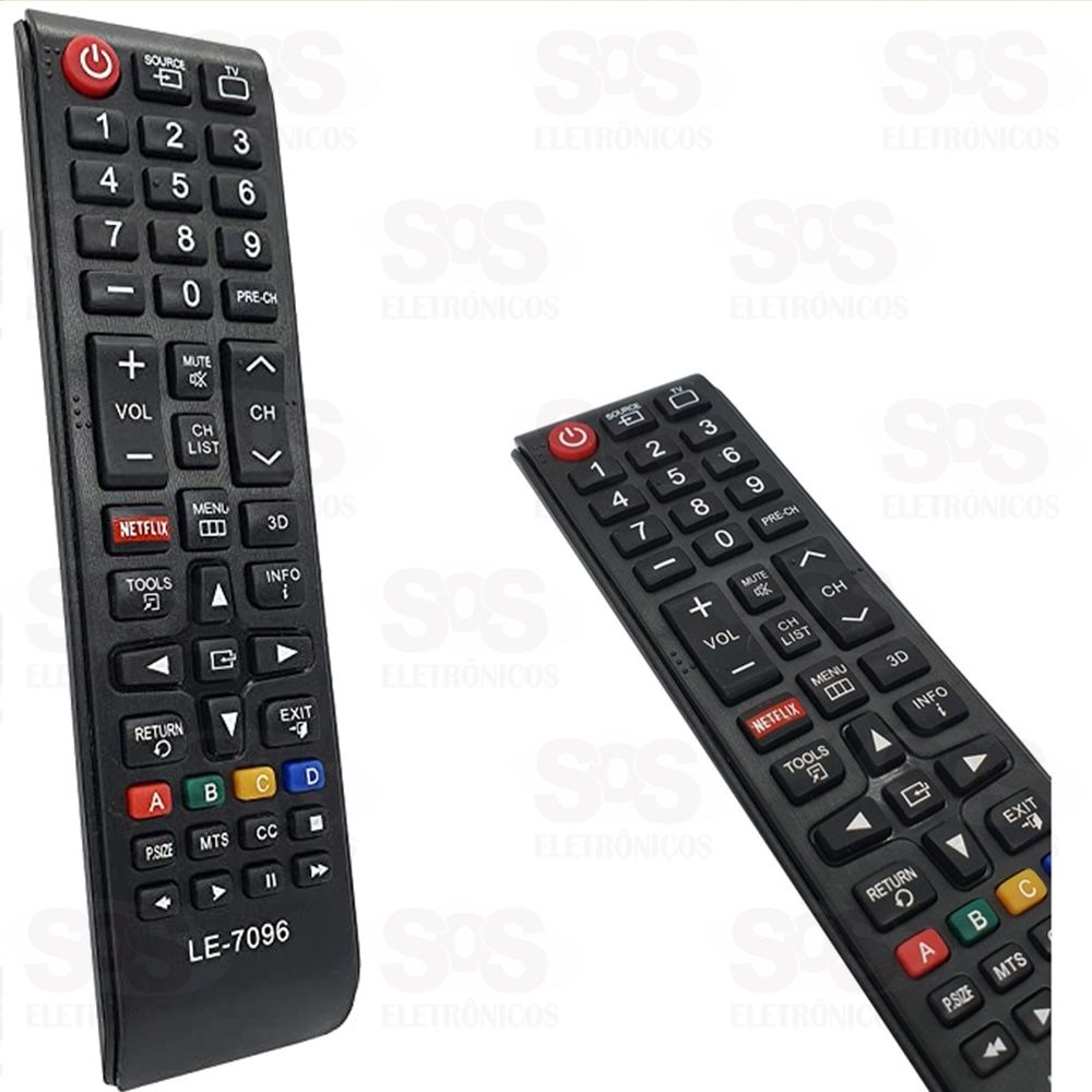 Controle Remoto Samsung Netflix LE-7096 Maxx 9036 KA-2823