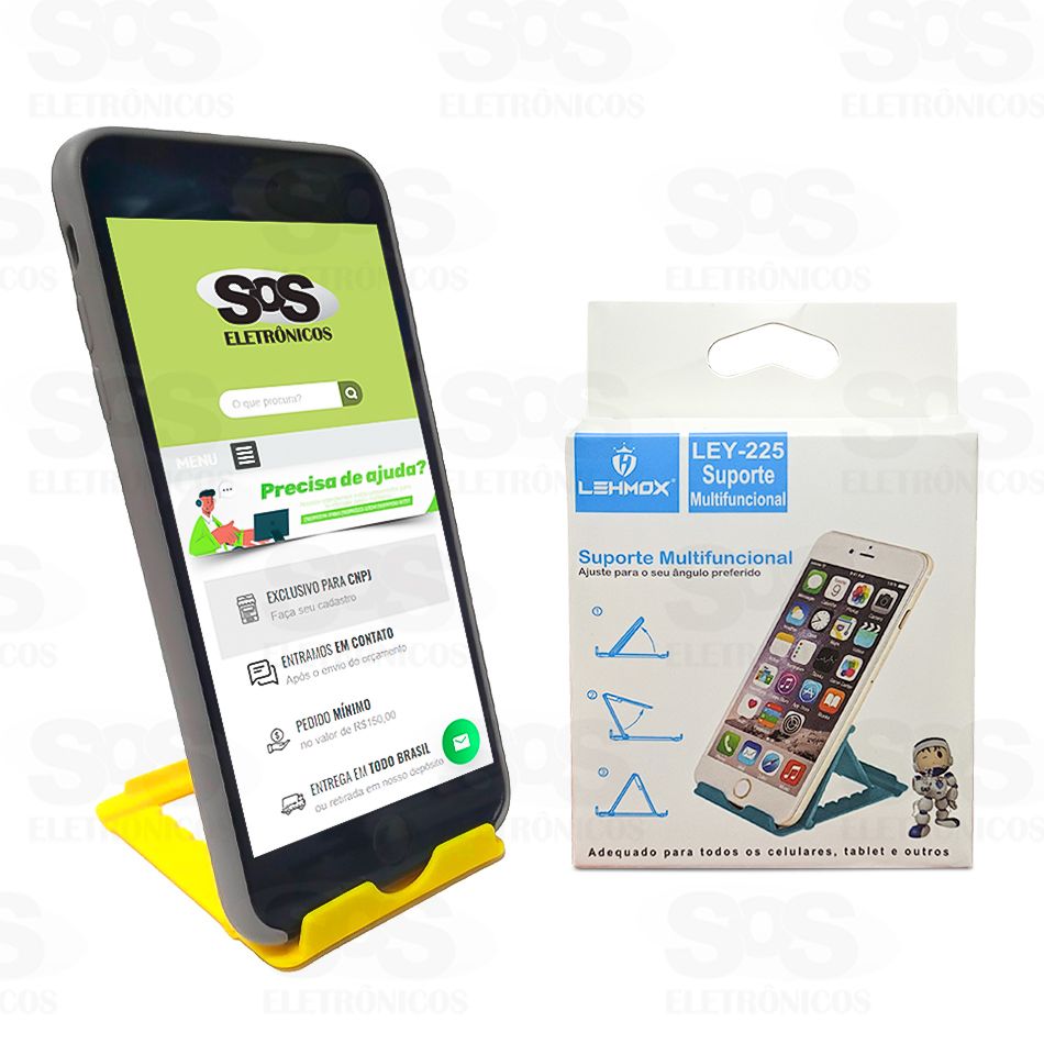 Suporte para Celular com Ajuste de Ângulo Lehmox Ley-225