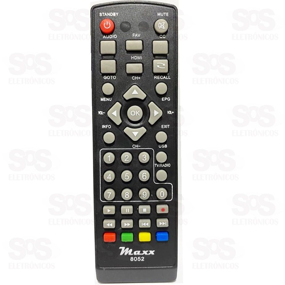 Controle Remoto Multilaser Maxx-8052