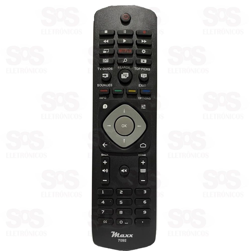 Controle Remoto Philips Top Picks Maxx-7092 KA-3860