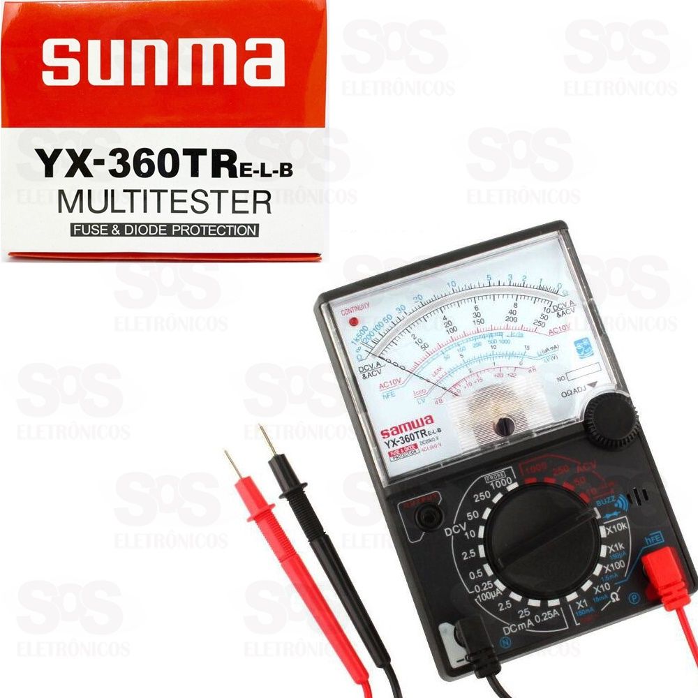 Multímetro Analógico Profissional Sunma yx-360TRe-l-b