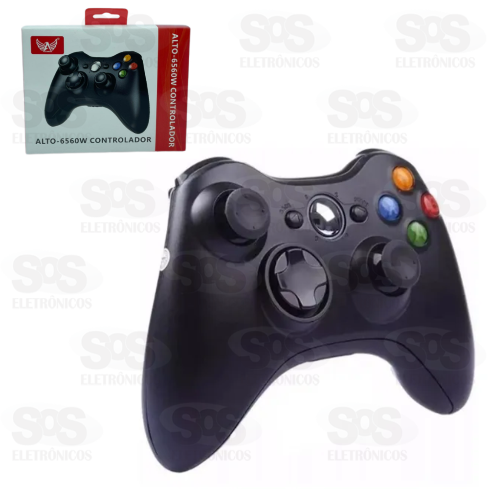 Controle Sem Fio Xbox 360 Altomex Alto-6560W