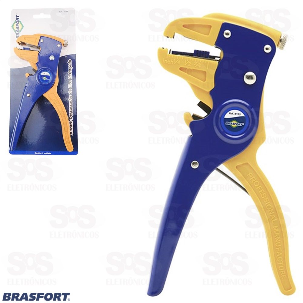 Alicate Descapar Fio 7 Polegadas Brasfort 8112