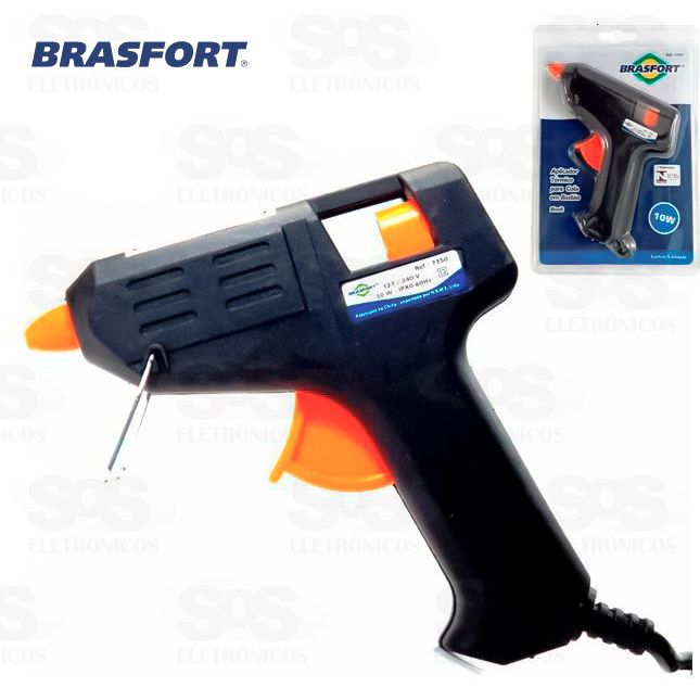 Aplicador Térmico Para Cola Bastão 10W Bivolt Brasfort 7350