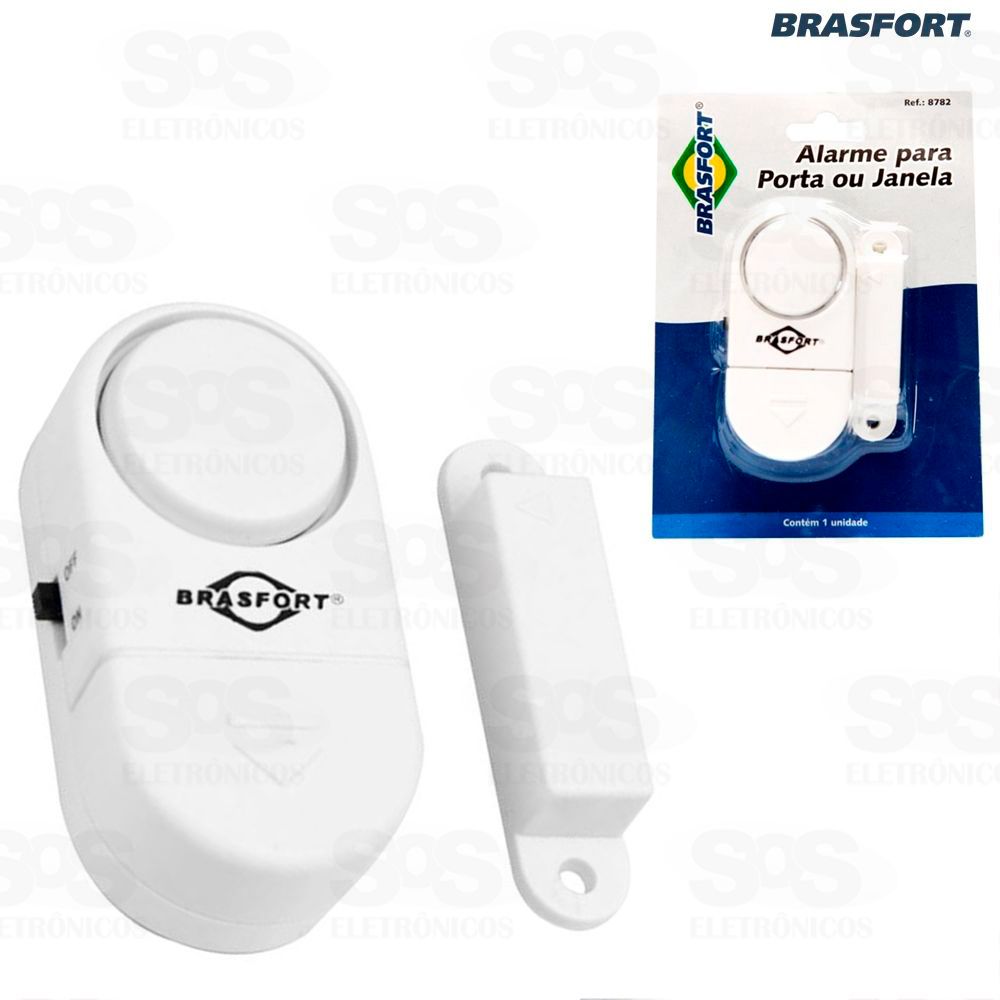 Alarme Para Portas e Janelas Brasfort 8782