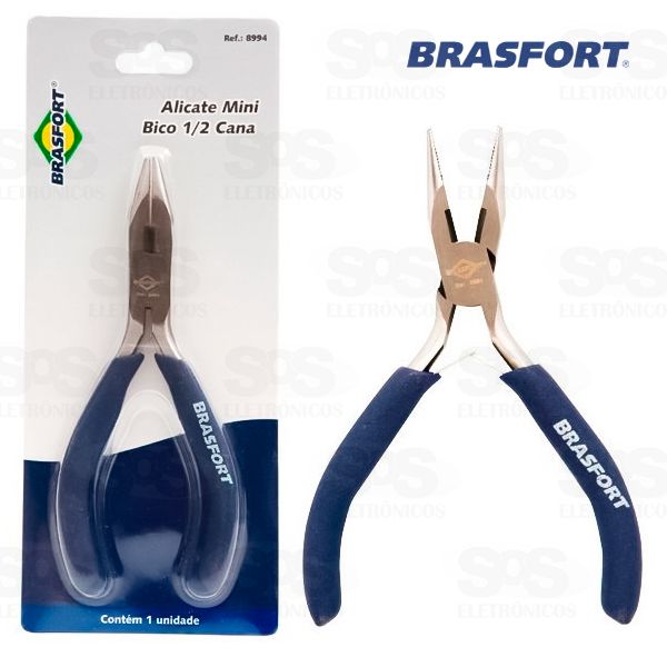 Alicate Mini Bico 1/2 Cana 5 Polegadas Brasfort 8994