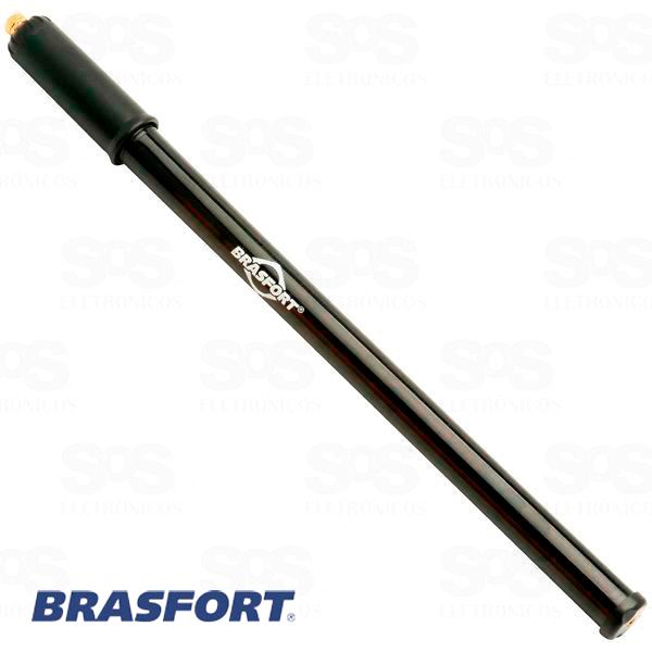 Bomba De Ar Manual Bico Frontal Preta Brasfort 8894