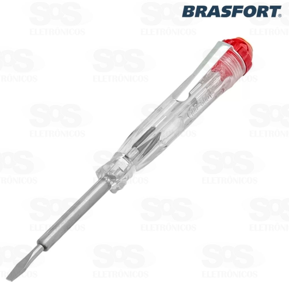 Chave De Teste Fenda 135mm Brasfort 8290