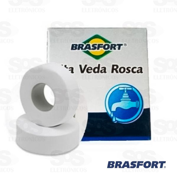 Fita Veda Rosca 18mmx10m Brasfort 7466