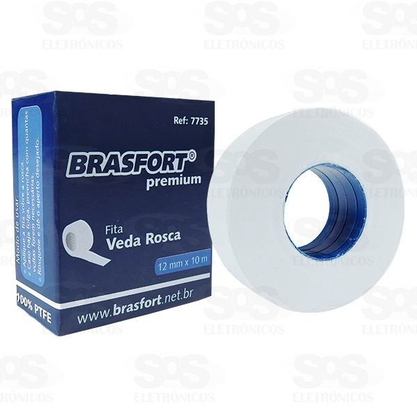 Fita Veda Rosca Premium 18mmx10m Brasfort 7738