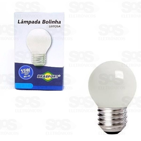 Lmpada Bolinha Leitosa 7w -127v Com 25 Unidades Brasfort 8468