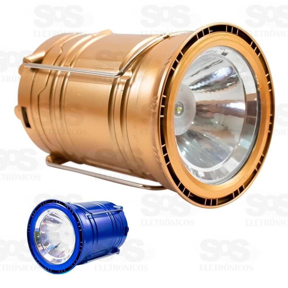 Lampião Lanterna LED Grande 6 LEDs JH-5900T