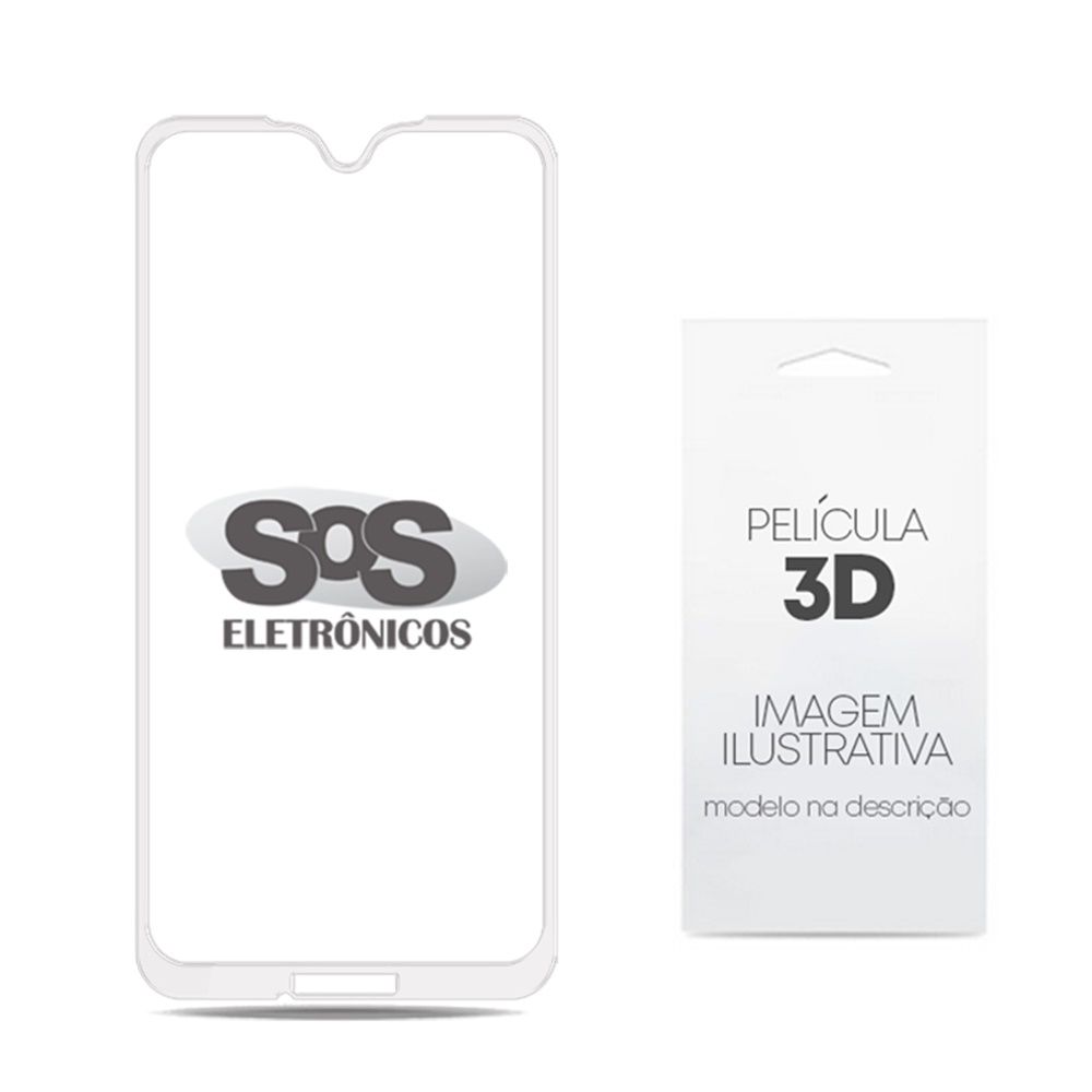 Película 3D Branca Iphone 6 Plus
