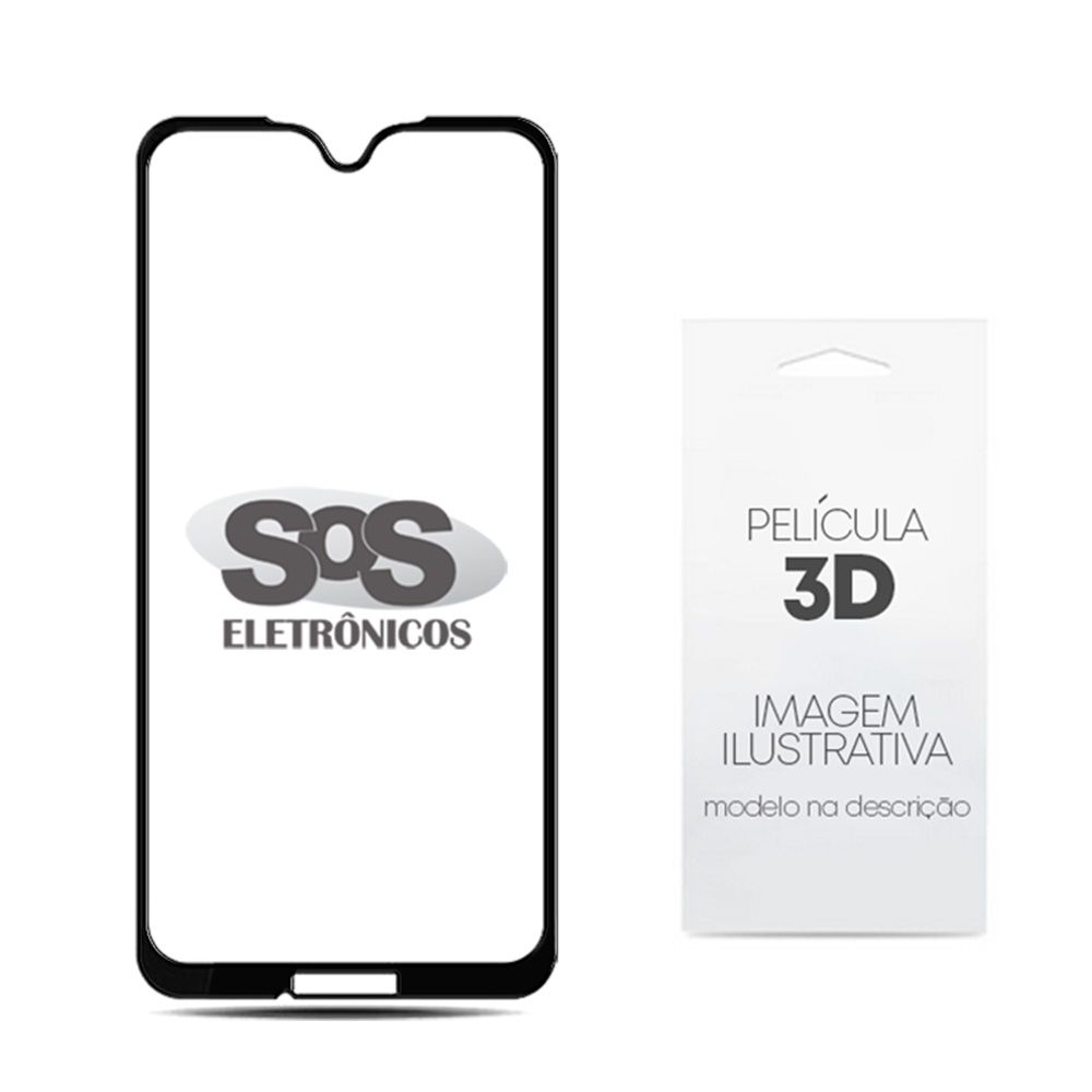 Pelcula 3D Preta LG K10 2017