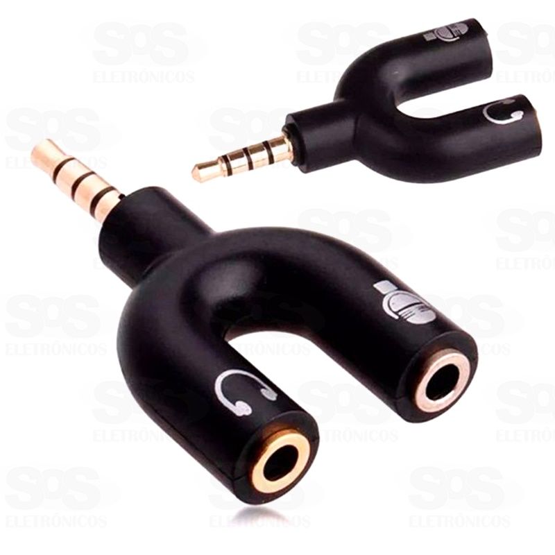 Adaptador P3 Para Fone e Microfone
